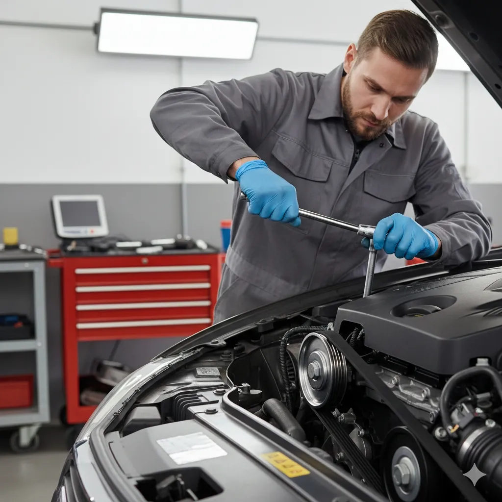 V Kayış Gergi Bilyası Değişimi