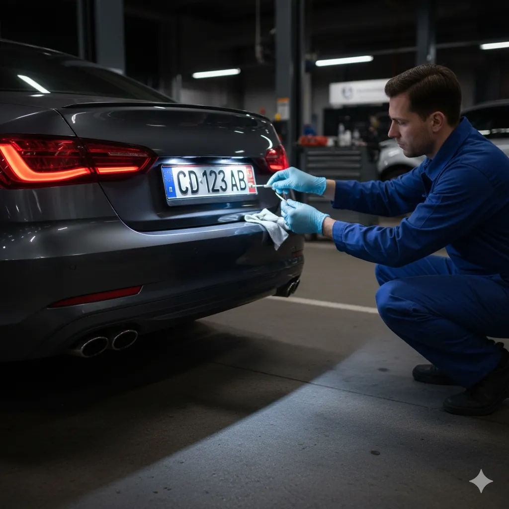 Plaka Lambası Değişimi